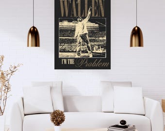Morgan Wallen I'm The Problem Tour 2026 Poster, Vintage Turnétryck, Nashville-inspirerad musikdekor, Fanpresent (Oramad)