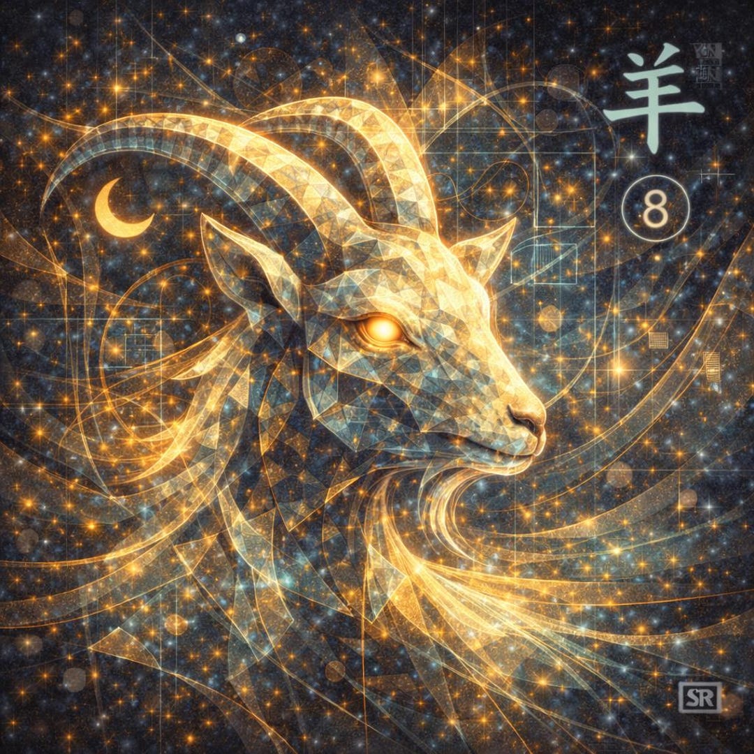 Chinese Zodiac Sign_goat Te Sacred Sensitivity - Etsy