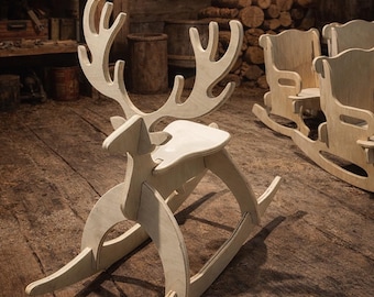Wooden big buck rocker!