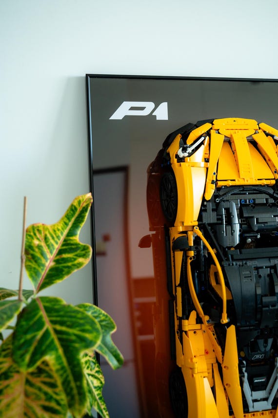 LEGO Technic Mclaren P1 Display Frame – Supercar Wall Art, LEGO