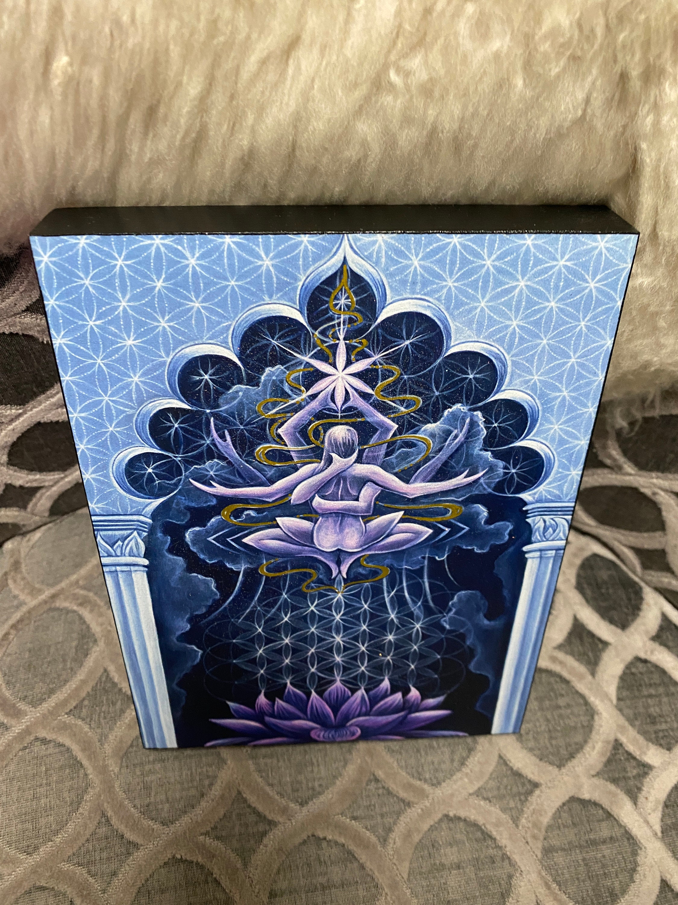 Sacred Sex Wall Art for Couples - Flying Lotus of Ecstatic Union