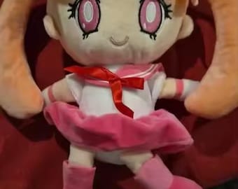Muñeco de peluche de anime rosa adorable / Juguete de peluche suave kawaii