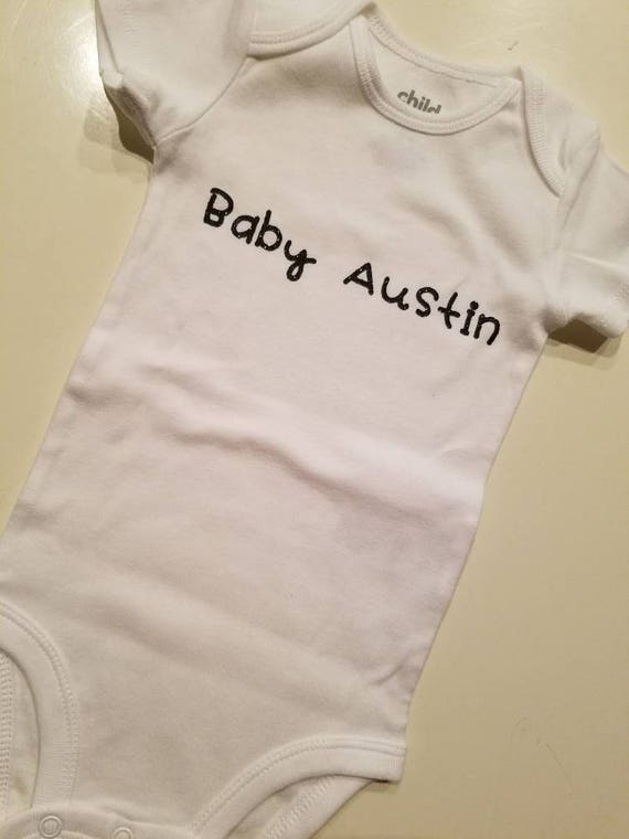 custom baby onesies etsy