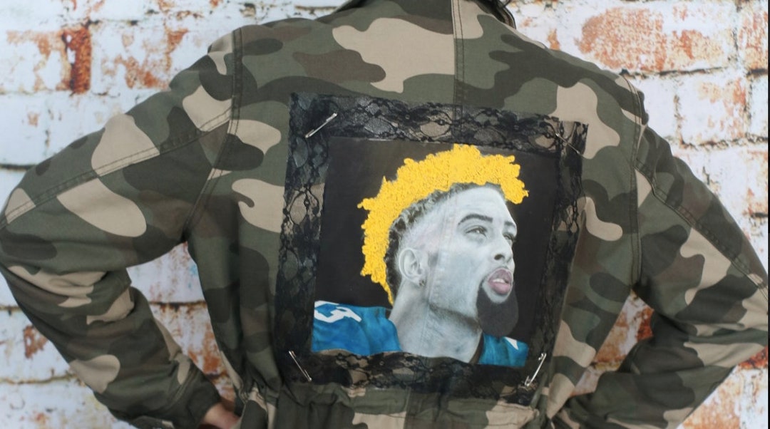 Camo odell top beckham jersey