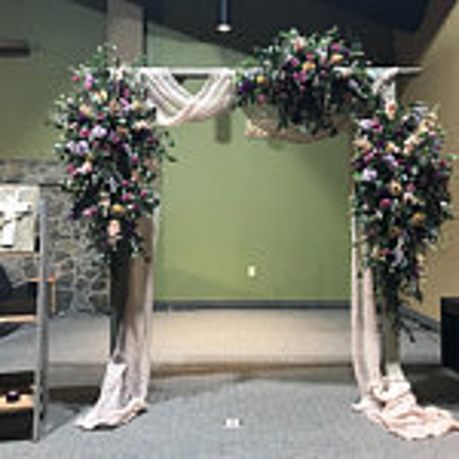 Wedding Arch Cheesecloth Dusty Rose OR Any Color Arbor Arch Etsy