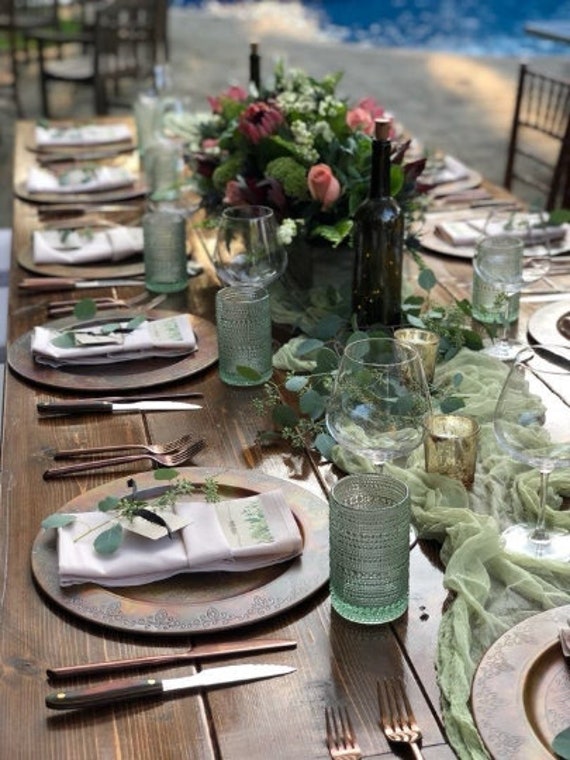 Sheer Cotton Table Runner