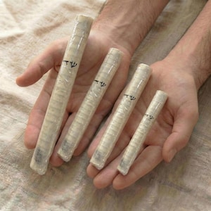 Sefardi Kosher Mezuzah Scroll (Klaf) - Written by a Certified Sofer in Israel