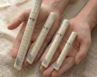 Sefardi Kosher Mezuzah Scroll (Klaf) - Written by a Certified Sofer in Israel