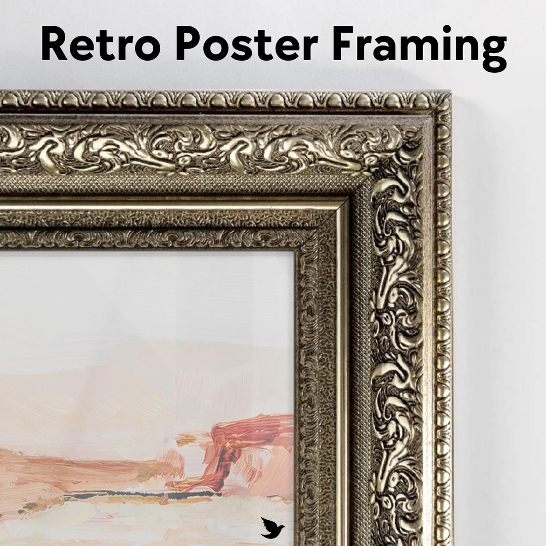 Ornate Retro Poster Frame - Etsy