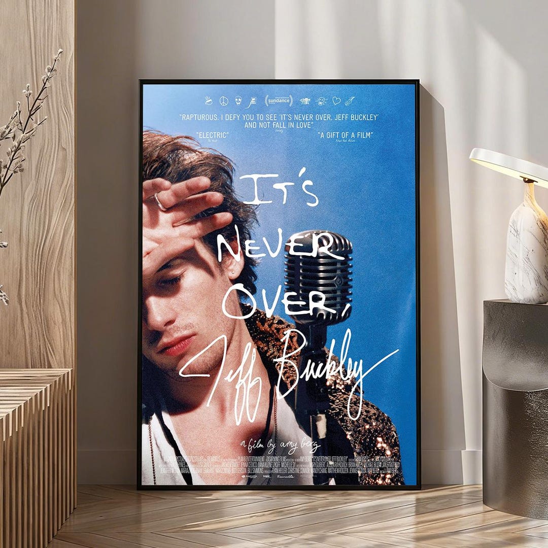 It's Never Over, Jeff Buckley Movie Poster | Canvas Wall Art | Home ...