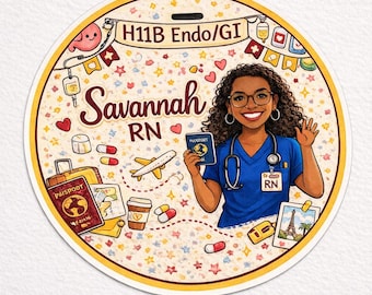 Matching Badge Design Sticker, Waterproof 2x3" Add-On