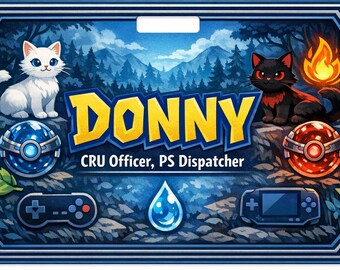 Healthcare Badge Buddy / Name Tag (No Character Style