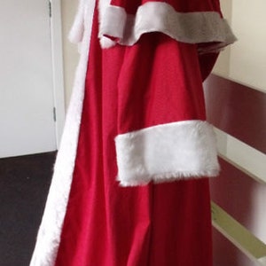 Baumwolle Drill Weihnachtsmann/Weihnachtsmann/Weihnachtsgewand