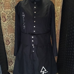 Ghost Band inspired coat including sash