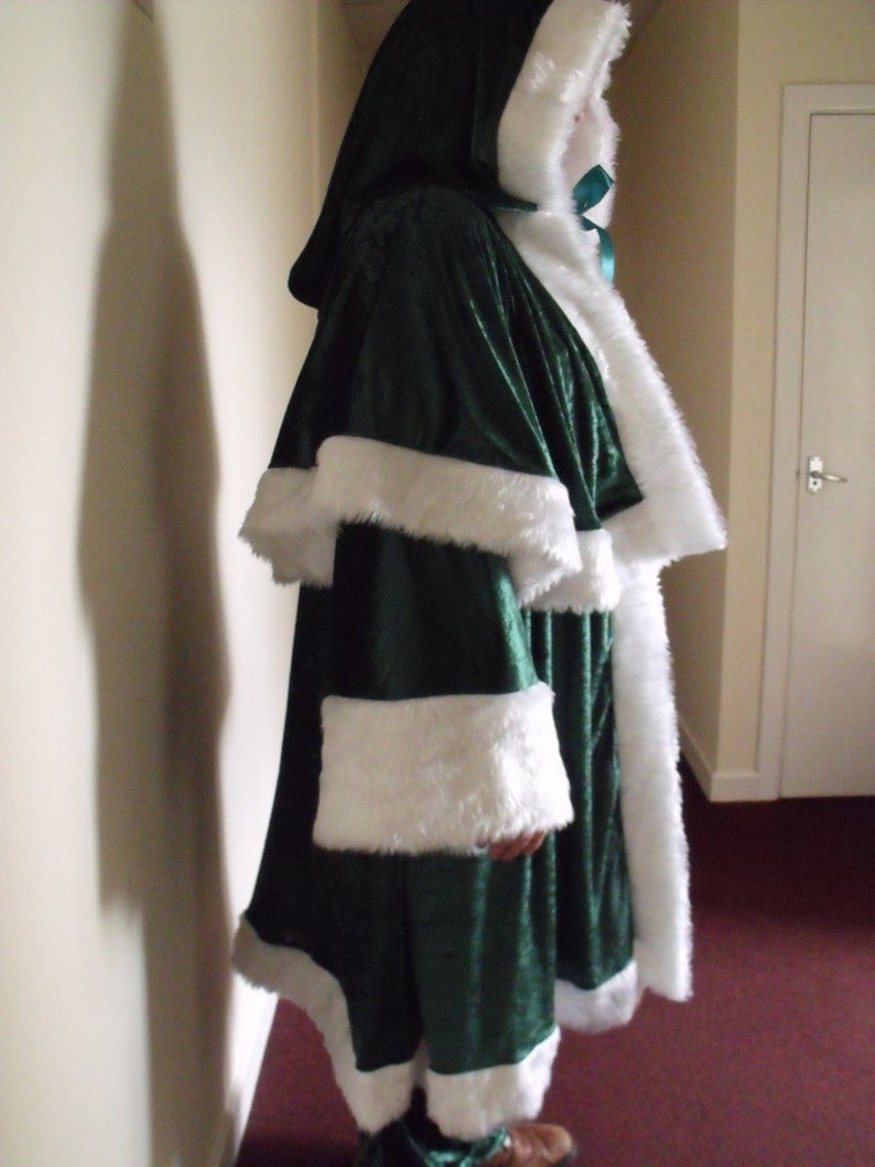 Green Velvet Irish Santa Claus/Father Christmas/Xmas Suit Etsy Green Velvet Irish Santa Claus/Father Christmas/Xmas Suit Etsy