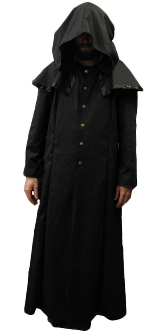 Black Cotton Drill Inspired by Ghost/nameless Ghoul/ Robe