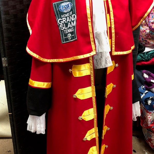 Red and Gold Town Crier costume