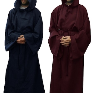 Merlins Medieval Closet - Design Your Own Robe - Pagan-Wiccan-Beltane-Medieval-fairy tale-Jedi cotton canvas