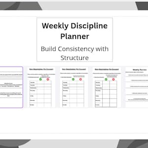 Planner settimanale di disciplina / Costruisci coerenza e struttura / Download digitale