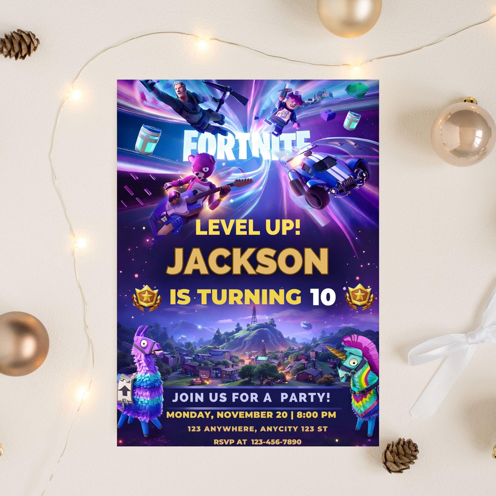 Fortnight Printable - Etsy