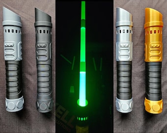 Custom Lightsaber with Locking Retractable Blade | "The Sentinel" | 3D Printed | LIGHTCORE | Modular Hilt Design