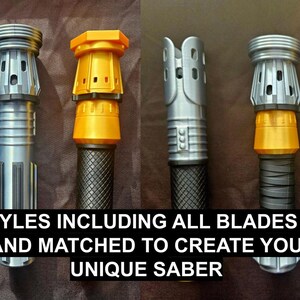 Custom Lightsaber with Retractable Locking Blade | "The Duelist" | 3D Printed | Modular Hilt Design immagine 3