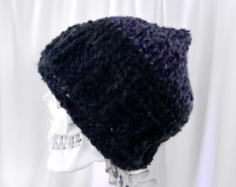 Dark Pixie Hat, Gifts For Her, Winter Hat, Winter Accessories, Womens Hat, Elf Hat,Funny Gifts,Pixie Beanie Hat,Witch Beanie