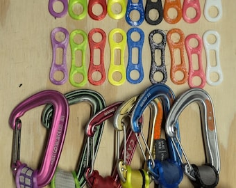 Flexible Carabiner Stays - Prevent Carabiners from Flipping - Rock Climbing Gear