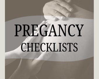 Schwangerschaft Checkliste PDF druckbar | Baby Prep To Do Liste