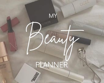 Beauty Routine Planer | Druckbares Notizbuch