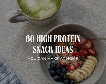 High Protein Snack Ideen | Gesunde Ernährung Anleitung mit 60 Ideen