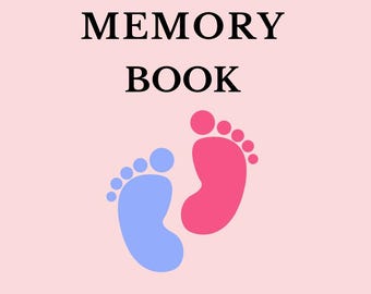 Personalisiertes Baby-Erinnerungsbuch | Erinnerungsbuch für Babys erstes Jahr