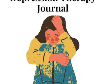 Depression & Angst Tracker, Therapie Arbeitsblatt, Planer für psychische Gesundheit Printable