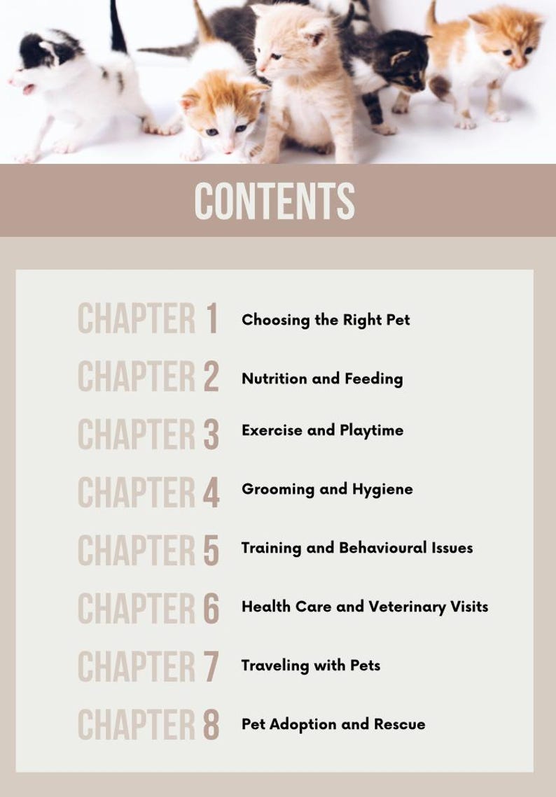 Comprehensive Pet Care Handbook , The Ultimate Guide for Pet Owners image 2