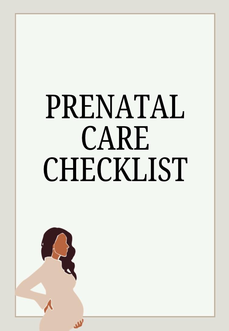 Pregnancy Checklist Printable PDF } First Time Mom Planner | Baby Prep ...