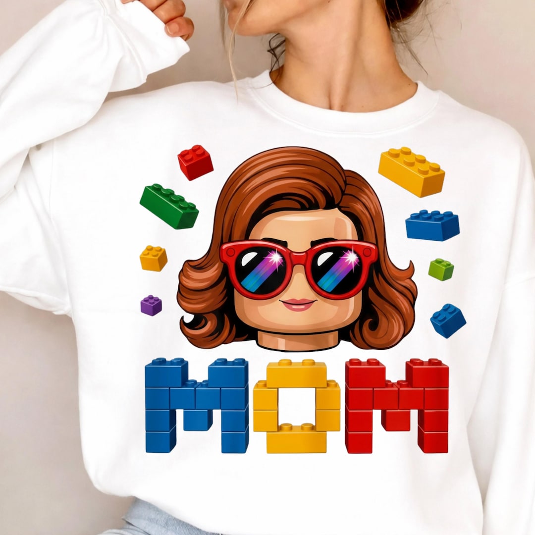 Brick Mom PNG Master Builder Mom Shirt Design, Building Blocks Mothers ...