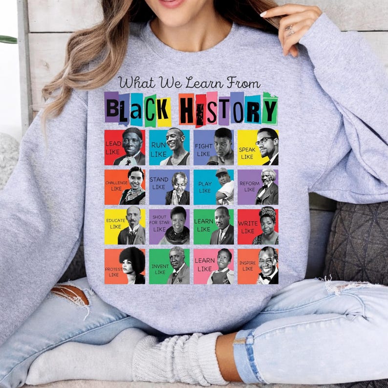 Black History Month PNG Poster | Inspirational Black Leaders PNG ...