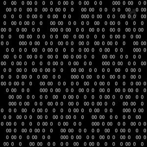 Binary - Zero Code Muster Kissenbezug Moderne Dekokissenhülle Bild 2