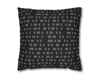 Binary - Zero Code Muster Kissenbezug Moderne Dekokissenhülle