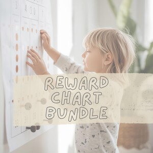 Kids Reward Chart Bundle | Printable Chore & Routine System (Digital Download)
