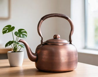 Pure copper kettle | Gas stove kettle | Vintage teapot | Handmade copper kettle | Induction cooker teapot | Father's Day gift