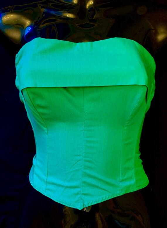 1950's Women's Green DEAD STOCK Sun Top by Hertise