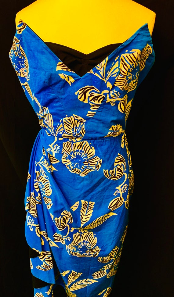 1950's Women's Marshall & Snelgrove Cotton Cockta