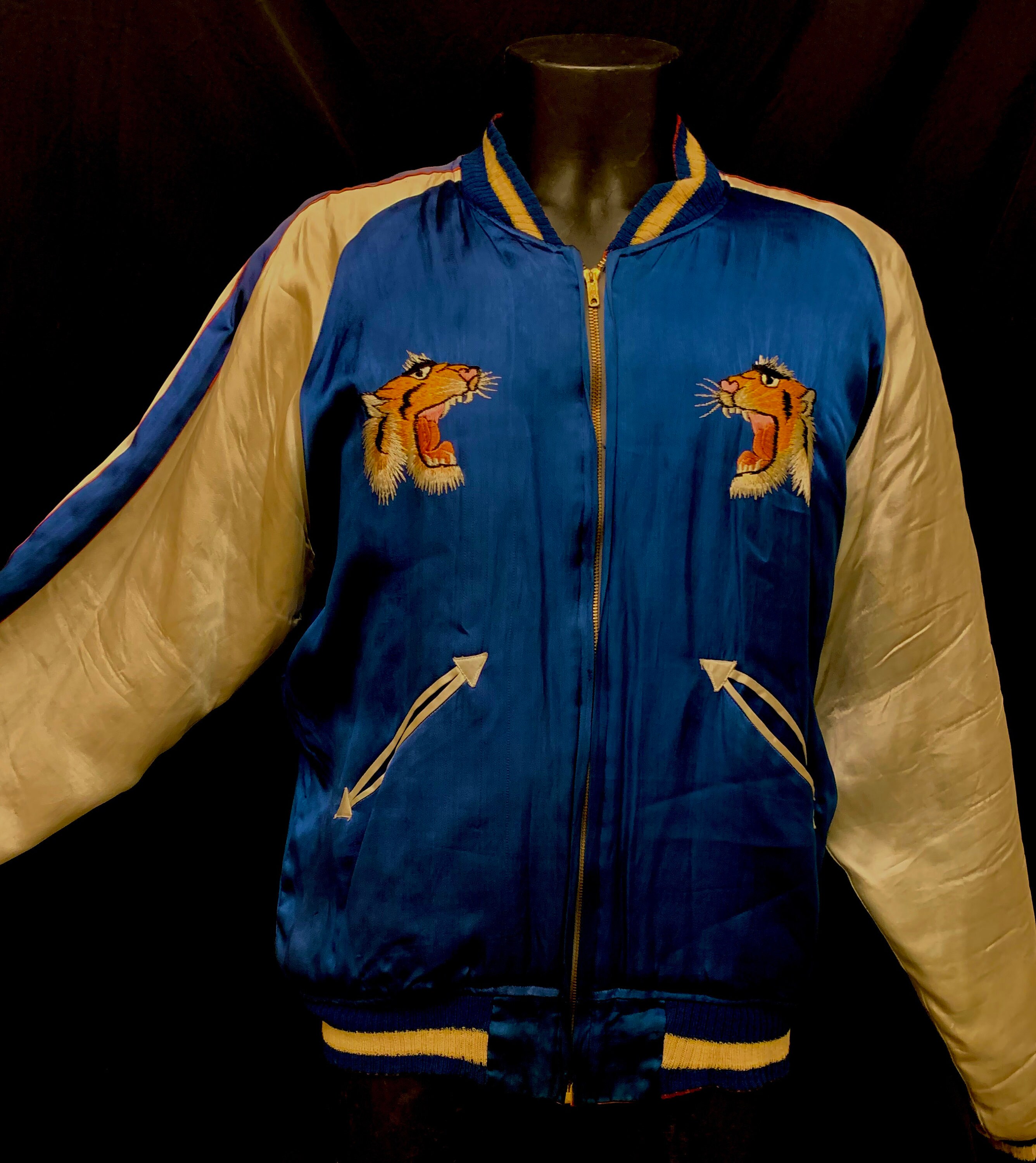 Image of 1950's Men's Reversible Satin Korean Gi Tour Jacket
