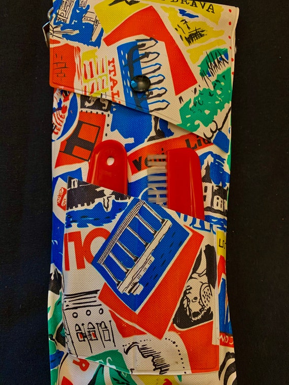 1950's Plastic Novelty Print Travel Set