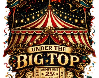Take That USA Tournee 2026 (PNG) Das Zirkus Live Sommerkonzert (SVG) Das Drehbuch T-Shirt Design Digitale Datei