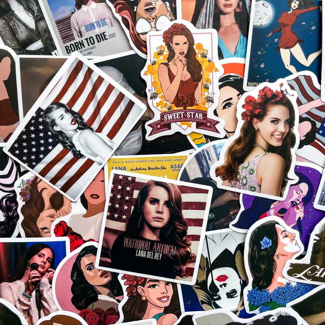 50PCS Retro Singer Collage Stickers Pack, Music Moody Stickers ...