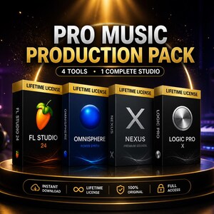 Music Production Software Bundle | Lifetime Access - Instant Download