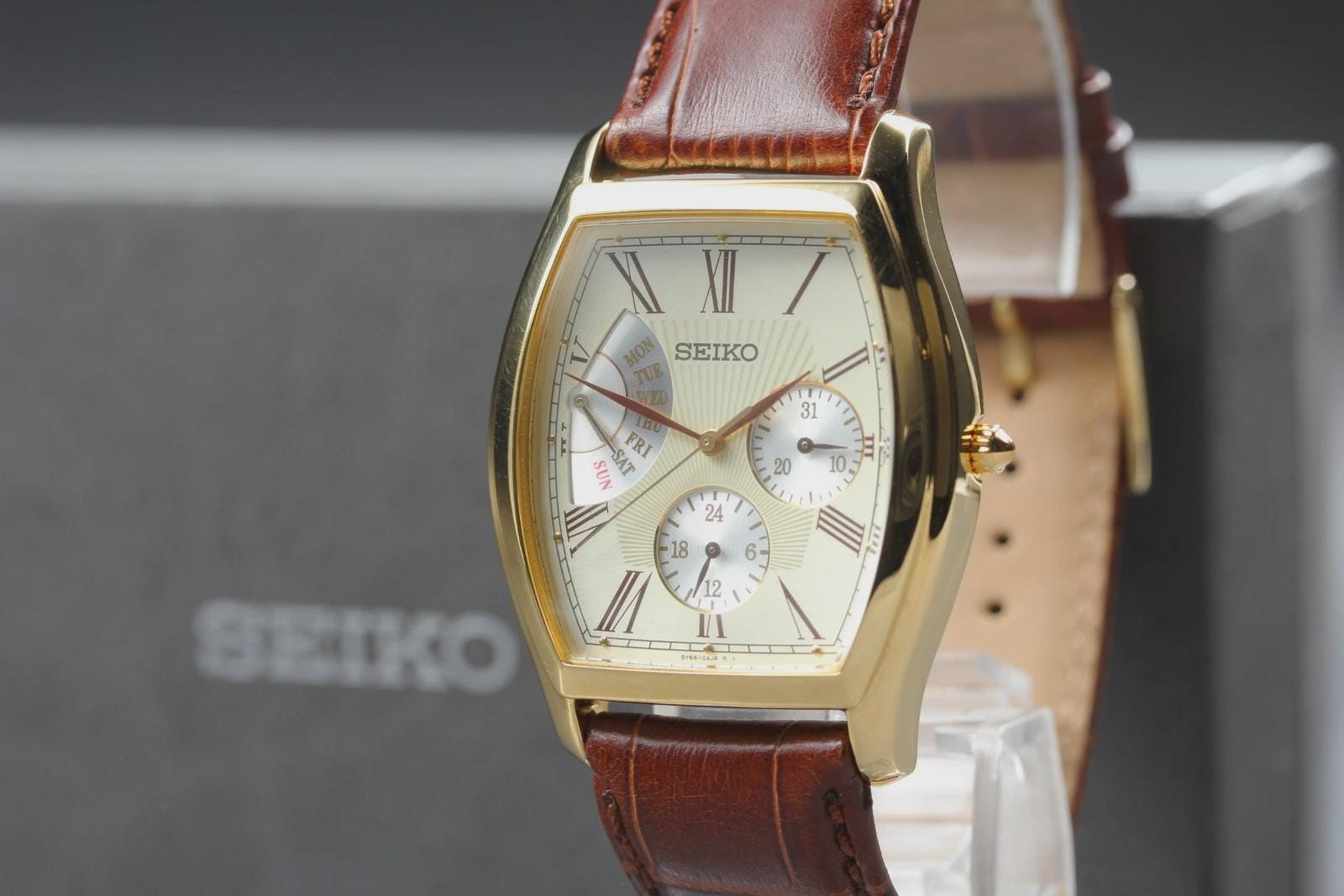 Vintage seiko トリプルカレンダー Seiko Triple Calendar - Etsy Canada