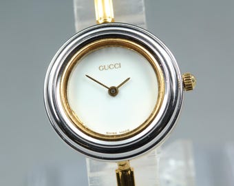 Near MINT] GUCCI 11/12.2 Change Bezel 26mm Quartz Woman's Watch From JAPAN